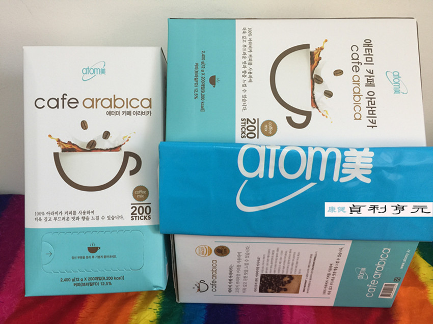 atom美艾多美阿拉比卡三合一即溶咖啡cafearabica